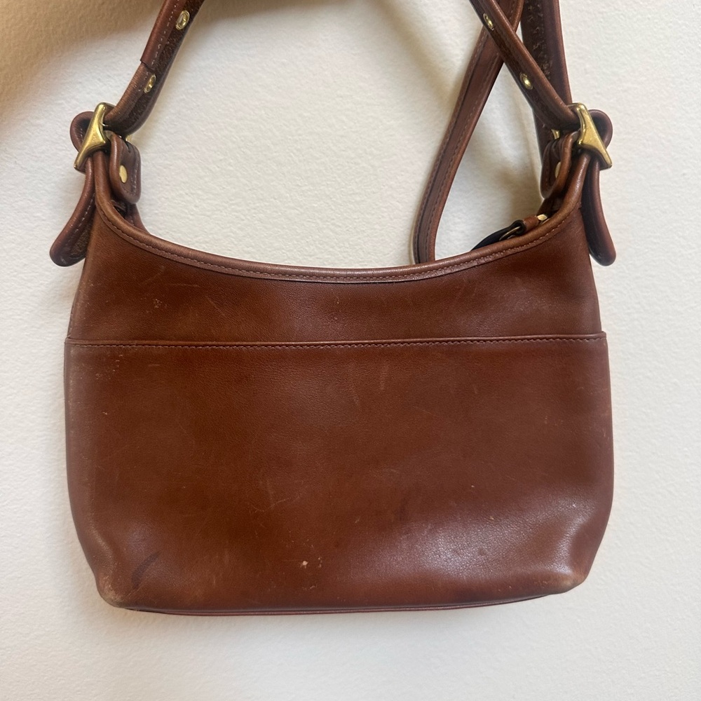 Brown Leather Shoulder Bag